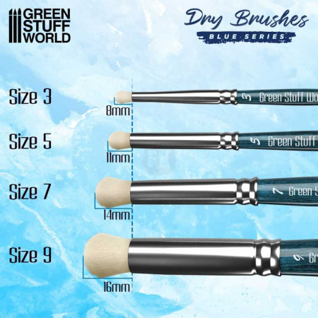 Štetec BLUE SERIES Dry Brush - veľkosť 3